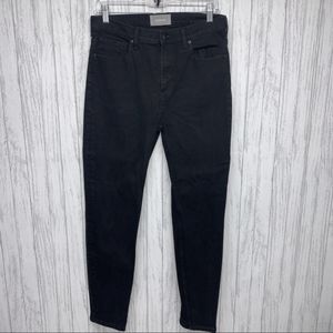 Everlane high-rise black skinny jeans (size 30 RUNS SMALL)
